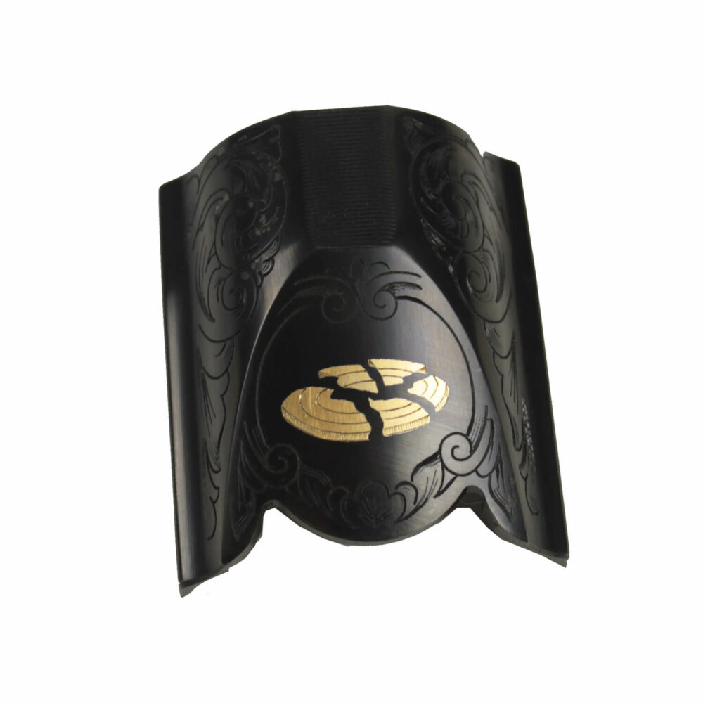 K-80 Top Latch, Blue, Super Scroll, Gold Broken Target