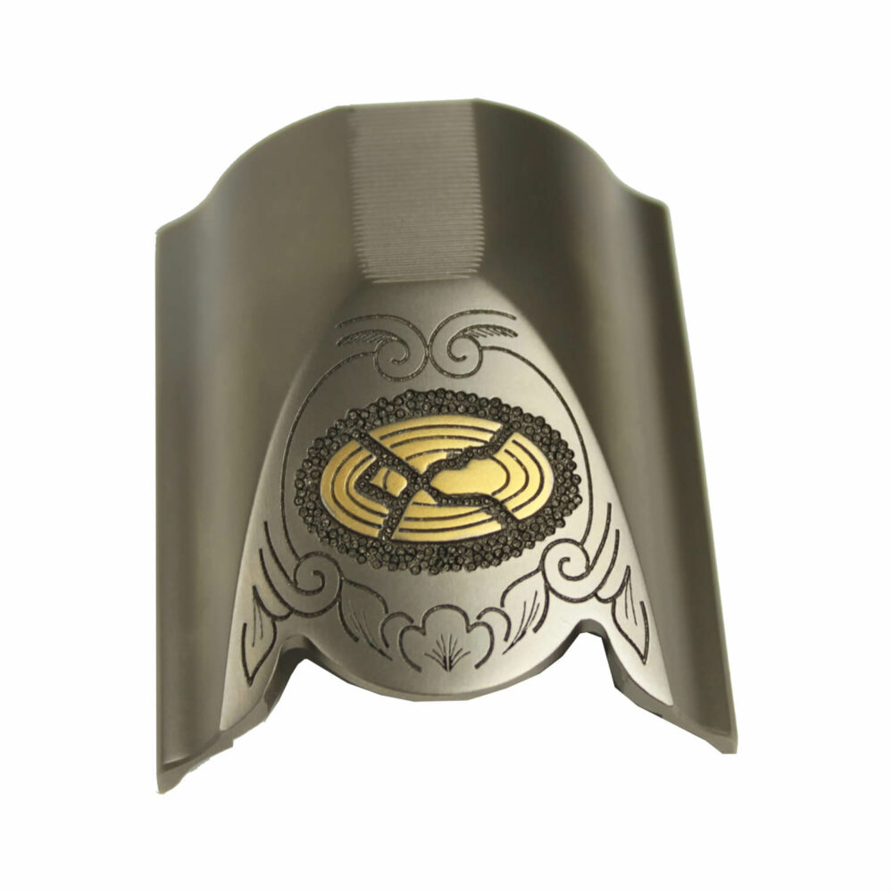 K-20 Top Latch, Nickel, Gold Broken Target