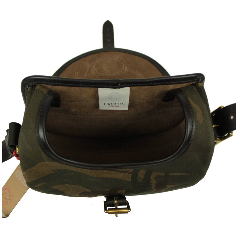 Waxed Camo Cartridge Bag by Croots England