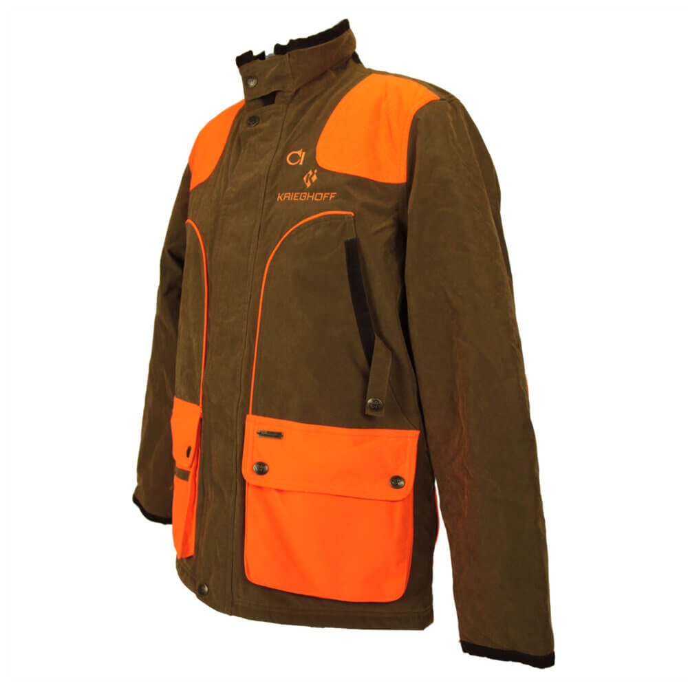 “Charles” Hunting Jacket by Club Interchasse, Brown/Orange