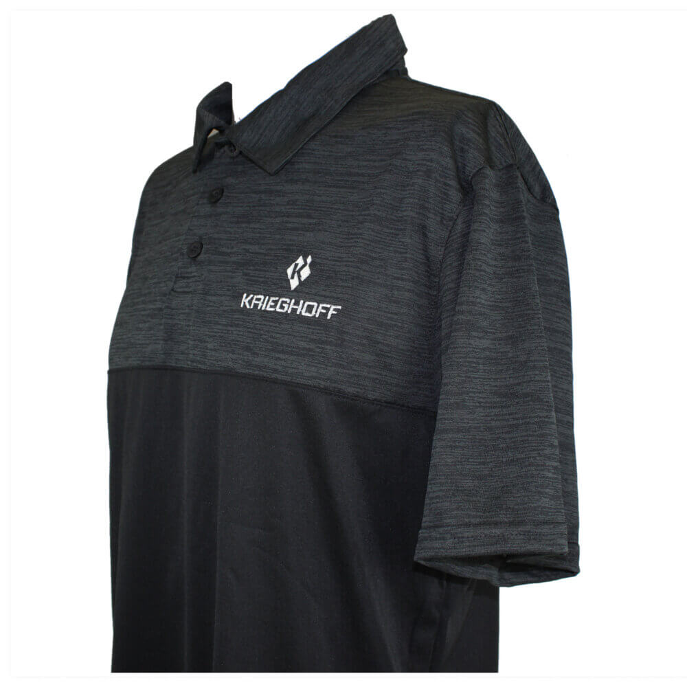 Tonal Performance Polo Shirt, Black