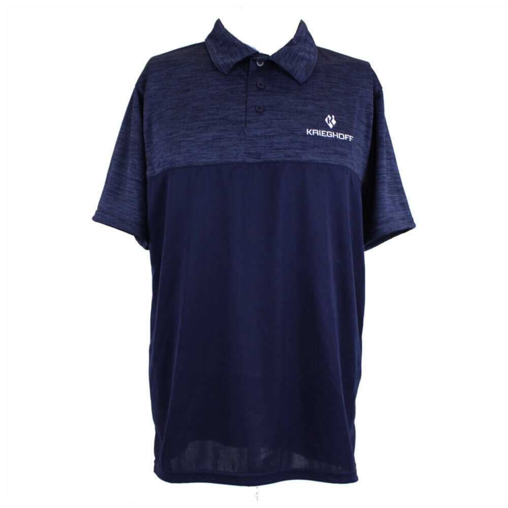 Tonal Performance Polo Shirt, Navy Blue