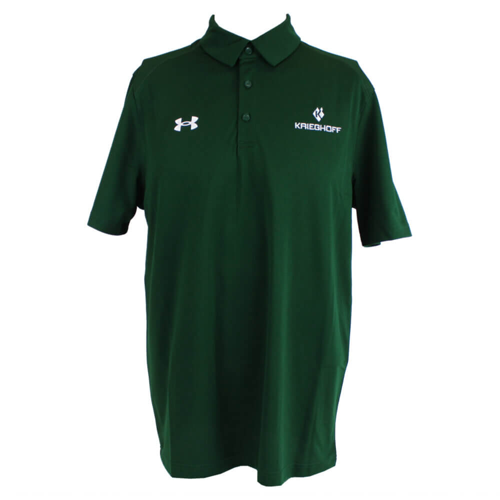 Under Armour Men’s Tech™ Polo Shirt, Forest Green – MEDIUM ONLY