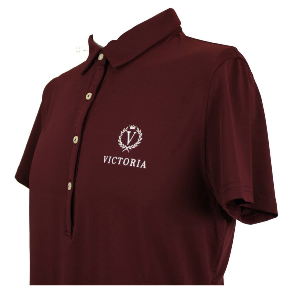 Bamboo Eco Tec Victoria Ladies’ Polo Shirt, Merlot