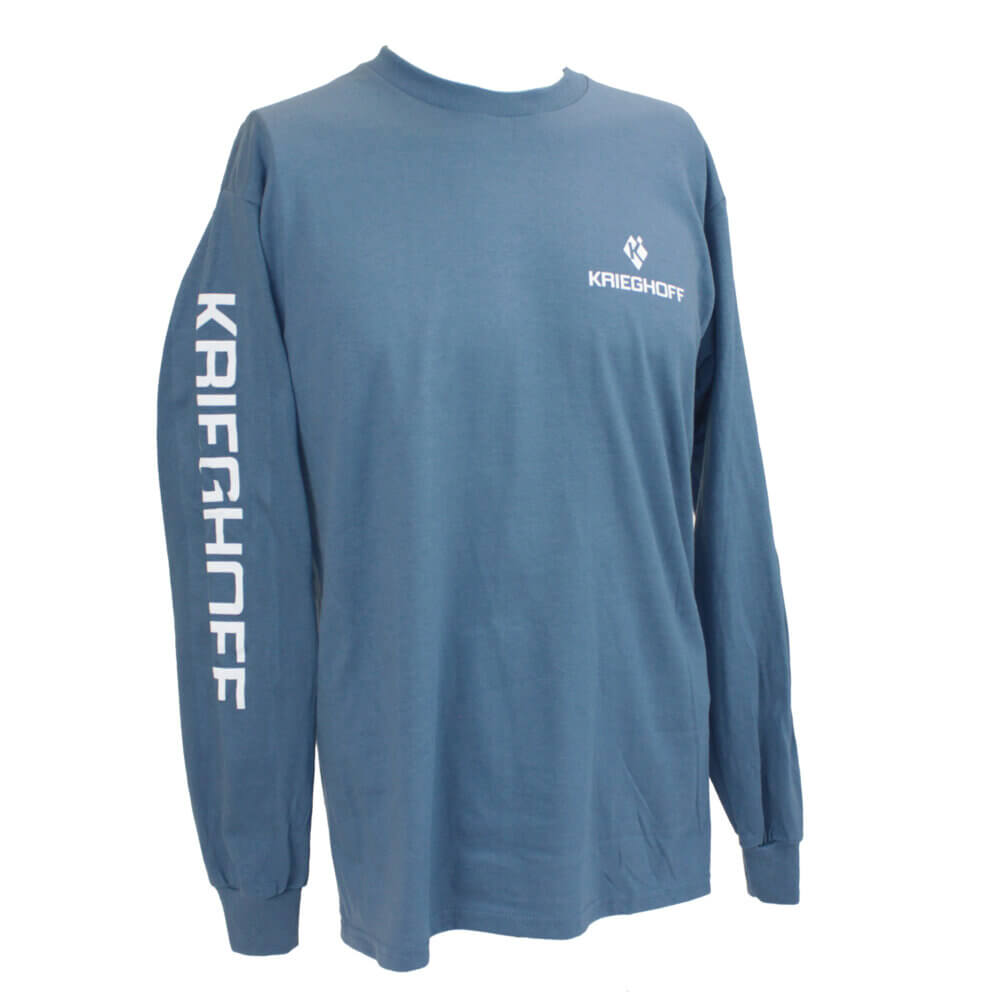 Krieghoff Long Sleeve T-Shirt, Indigo Blue