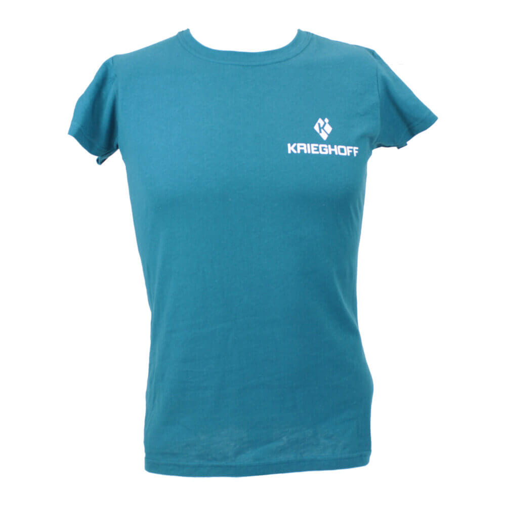 Ladies’, Crew Neck Tee, Teal