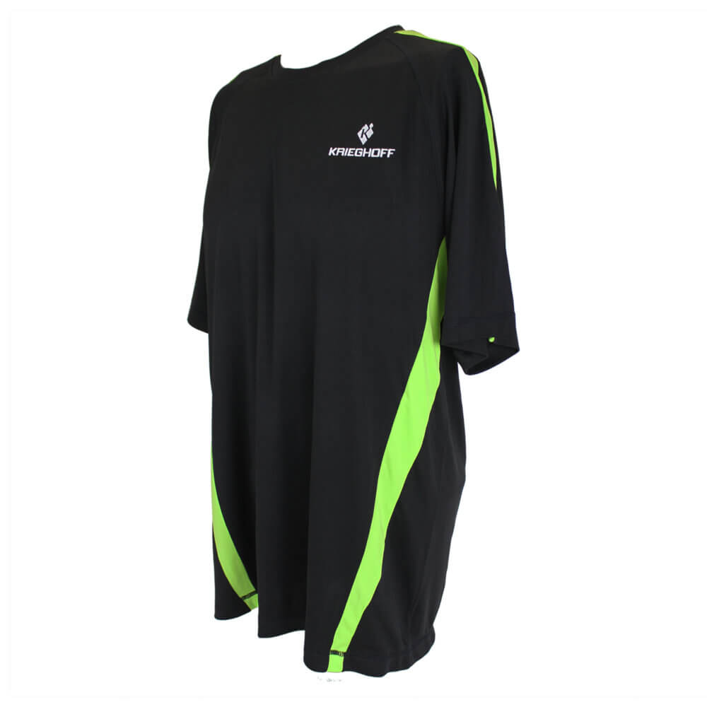 Krieghoff Performance T-Shirt, Black/Lime Green – Medium Only