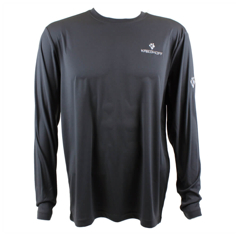 Krieghoff Long Sleeve Performance T-Shirt, Dark Grey