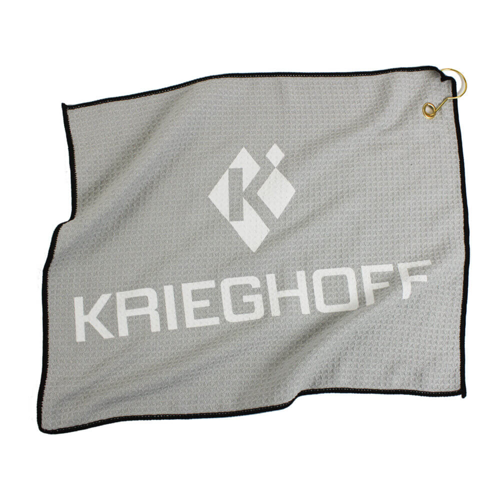 Krieghoff Waffle Knit Gun Towel, Grey